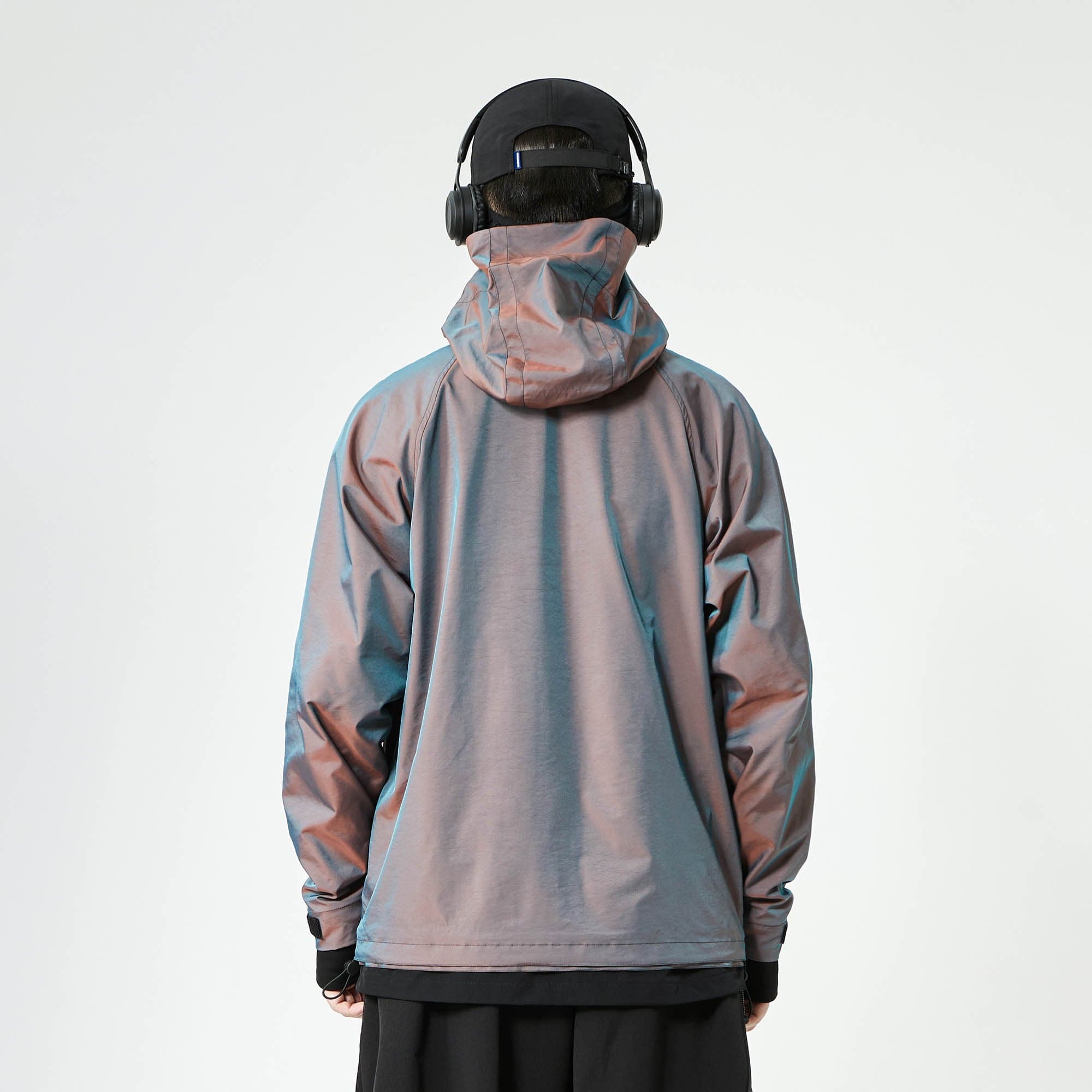 SILENSTORM Gradient Hooded Pullover Windbreaker-Jacket-S-Free Shipping Leatheretro