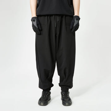 SILENSTORM Double-Zip Wide-Leg Jogger Pants-Pants-S-Free Shipping Leatheretro