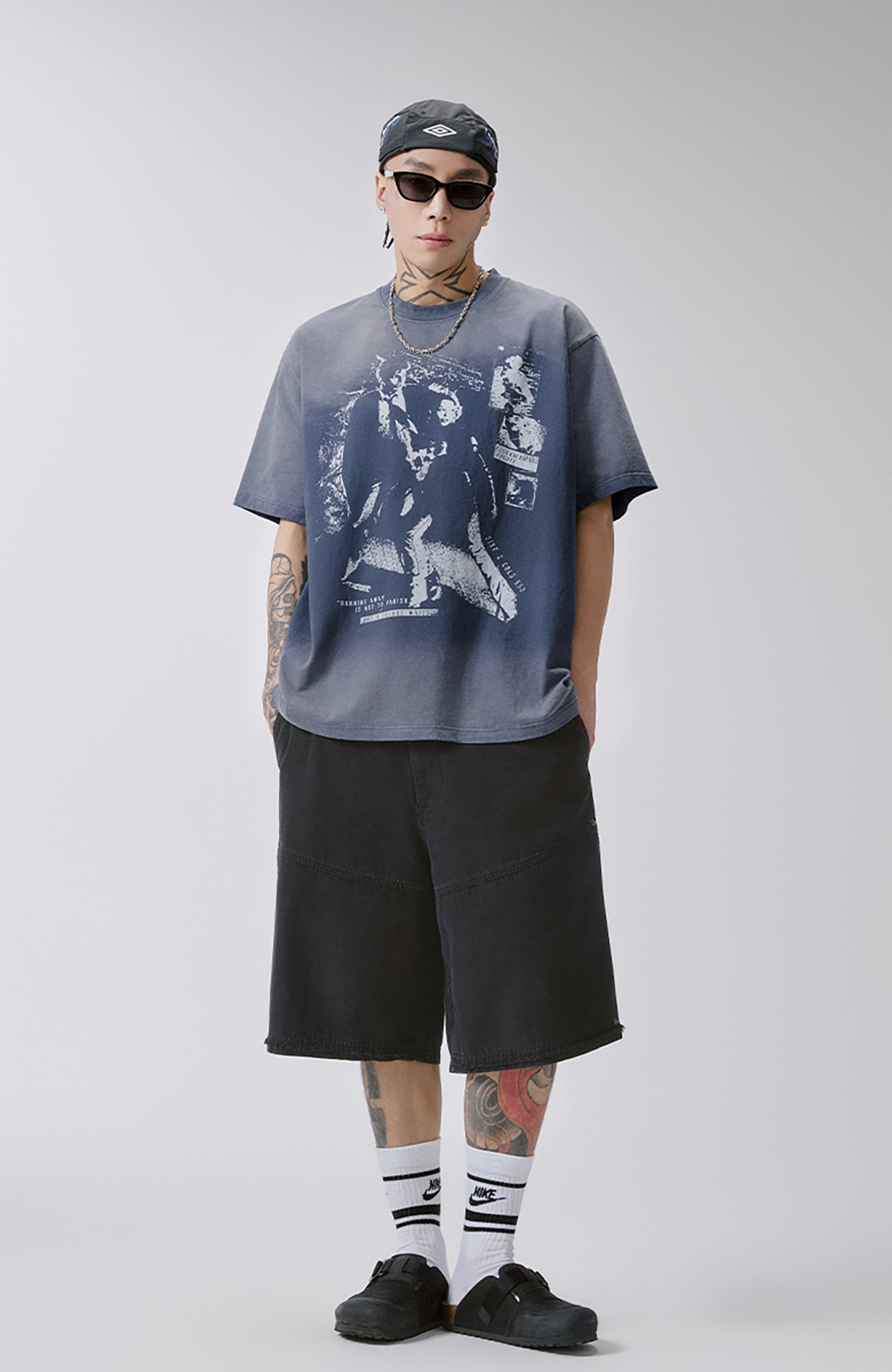 F2CE Raw-Edge Straight-Leg Shorts-Shorts-S-Free Shipping Leatheretro