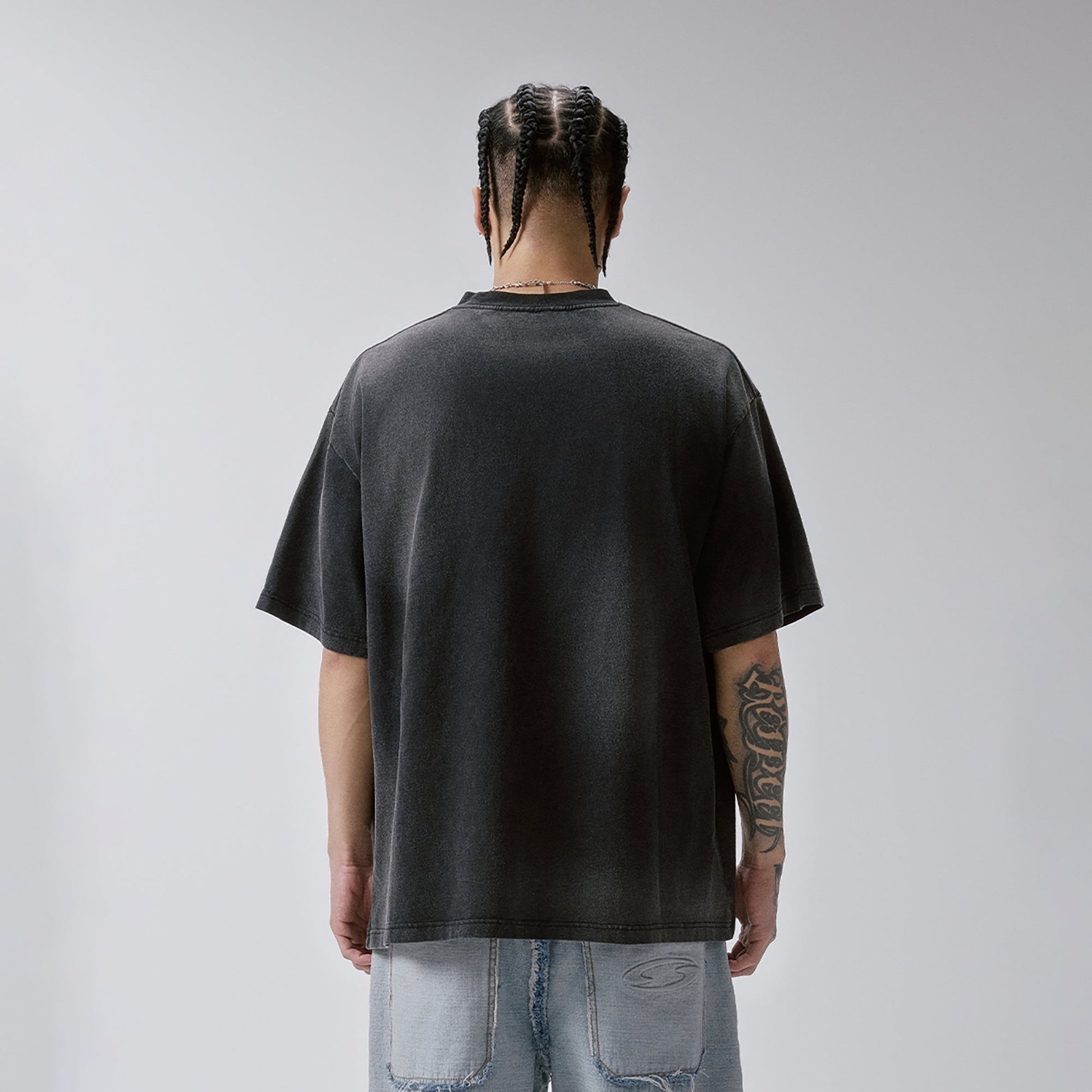 F2CE Washed Transit Graphic Tee-T Shirt-S-Free Shipping Leatheretro