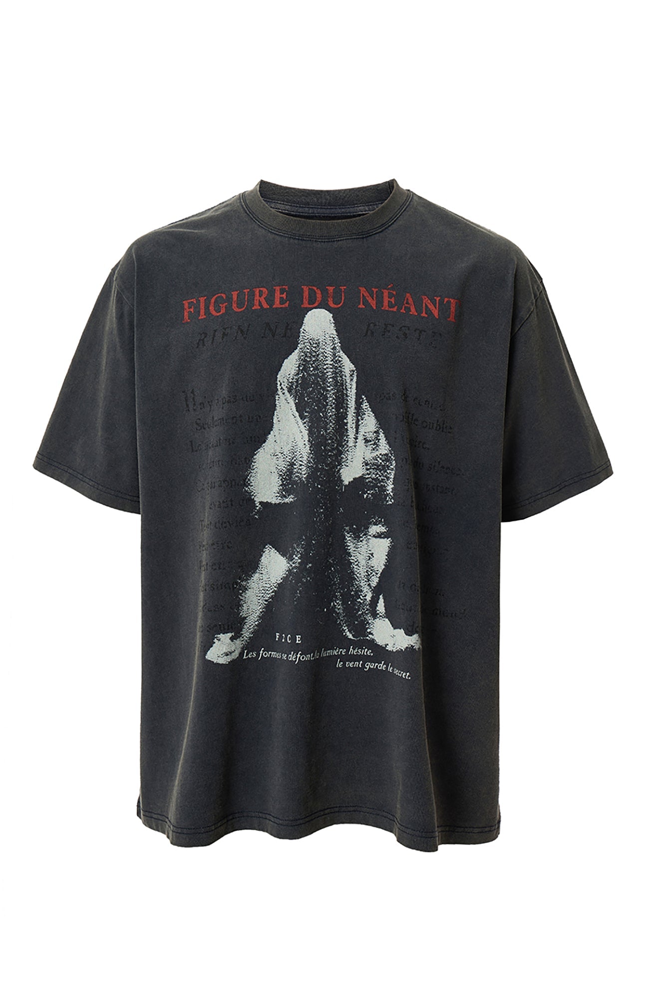 F2CE Washed Void Figure Graphic Tee-T Shirt-S-Free Shipping Leatheretro