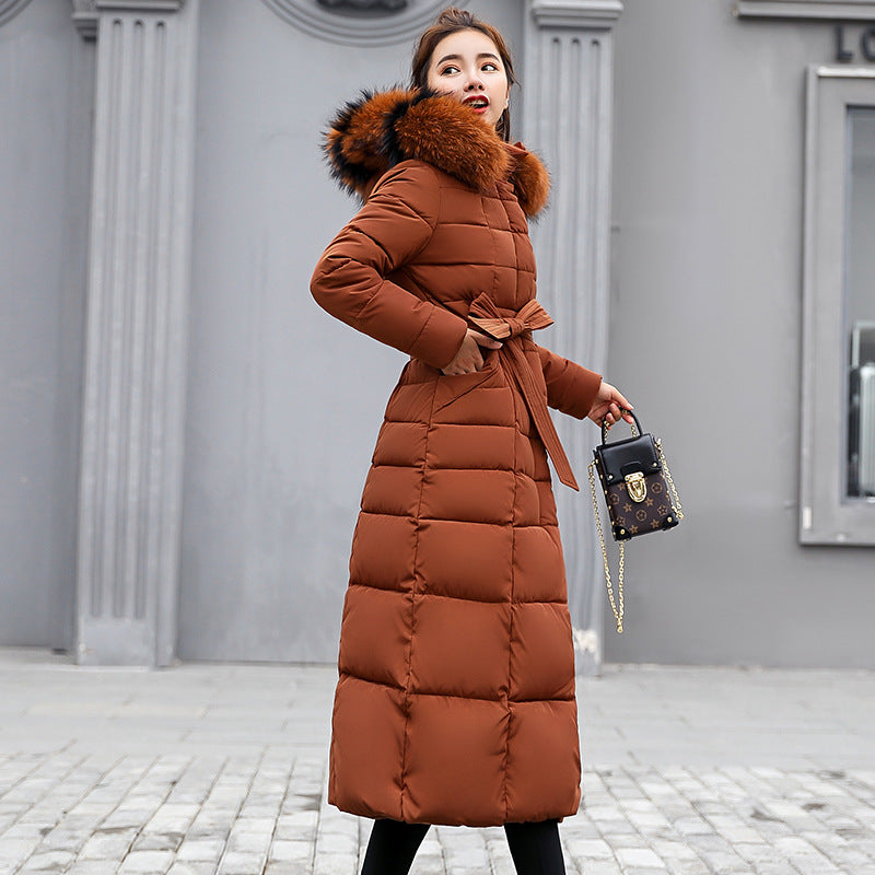 Fashion Winter Cotton Long Women Outerwear-Outerwear-Caramel-M-Free Shipping Leatheretro