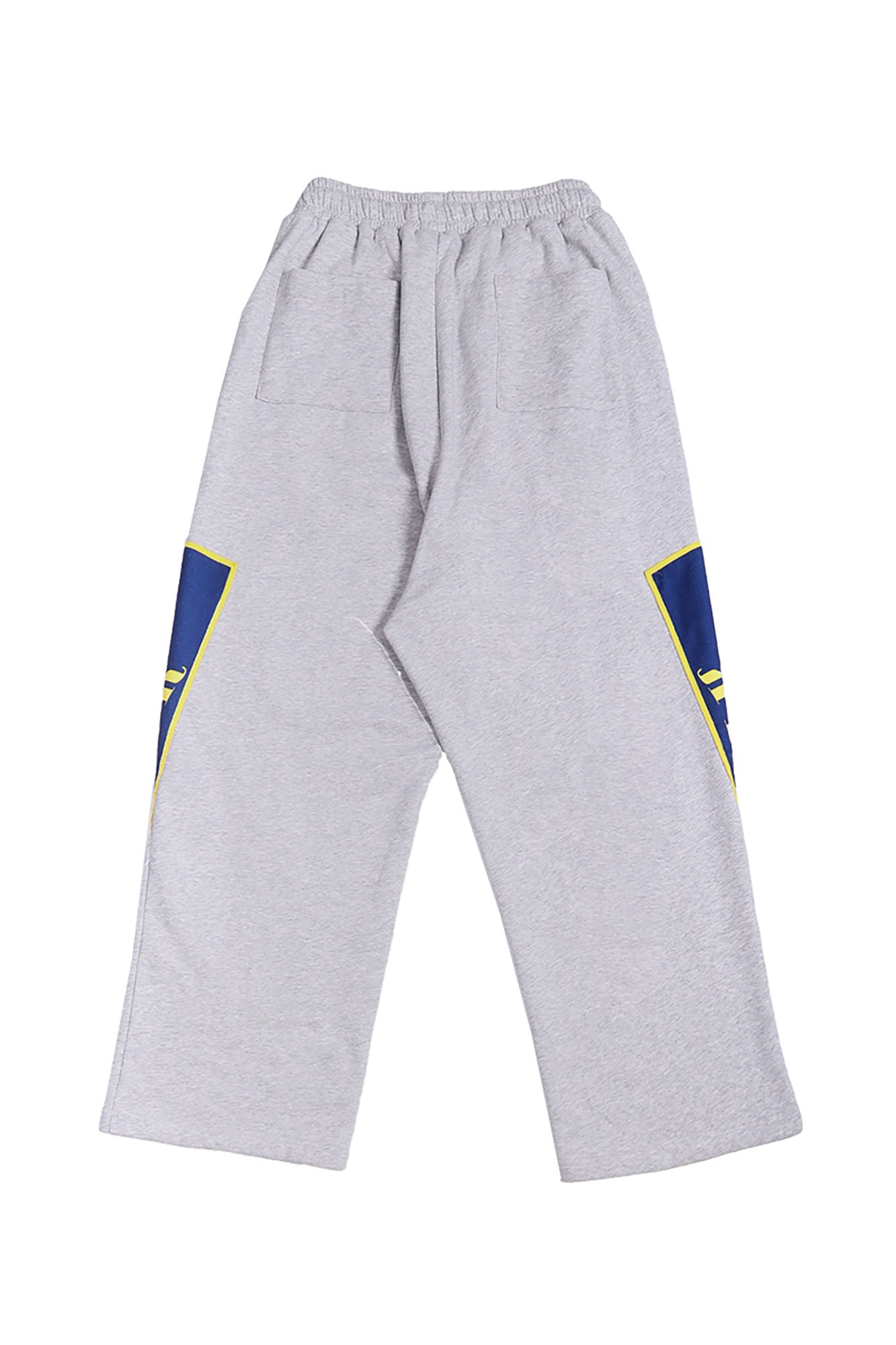 TRECLUB Graphic Patch Oversized Sweatpants-Pants-S-Gray-Free Shipping Leatheretro