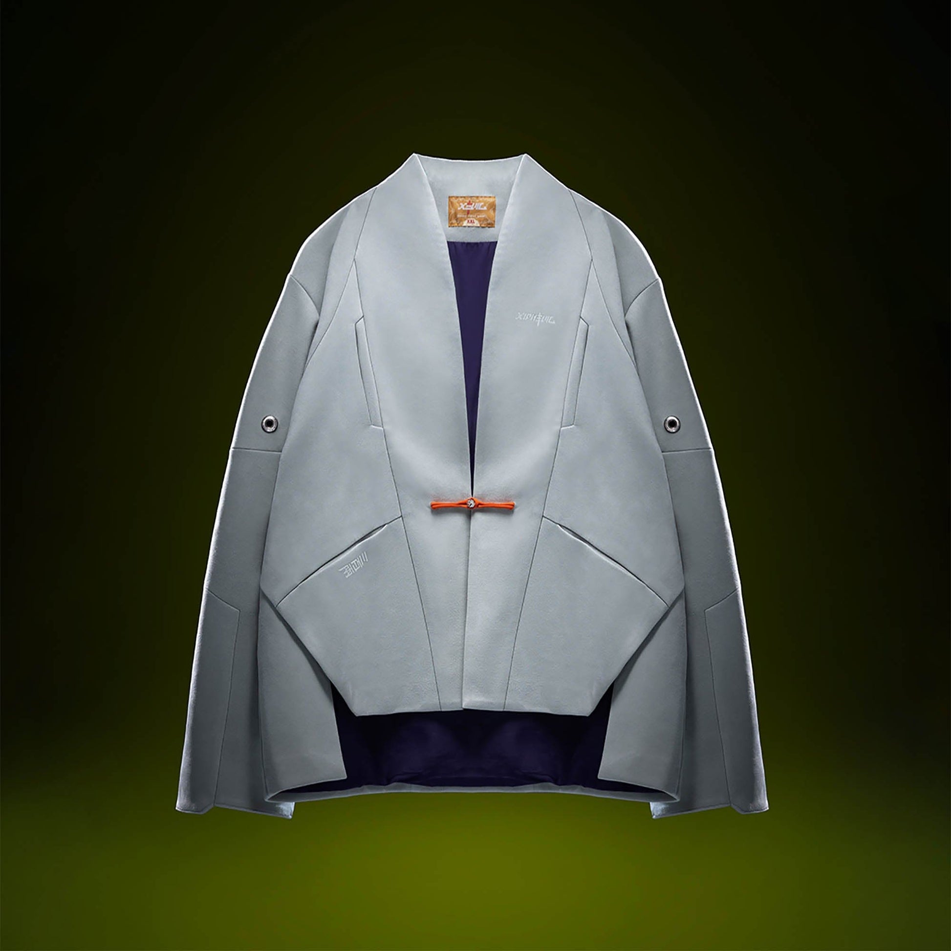 XIPHEVIL Deconstructed Utility Faux Suede Daoist Robe White-L/S Tee-XS-Free Shipping Leatheretro