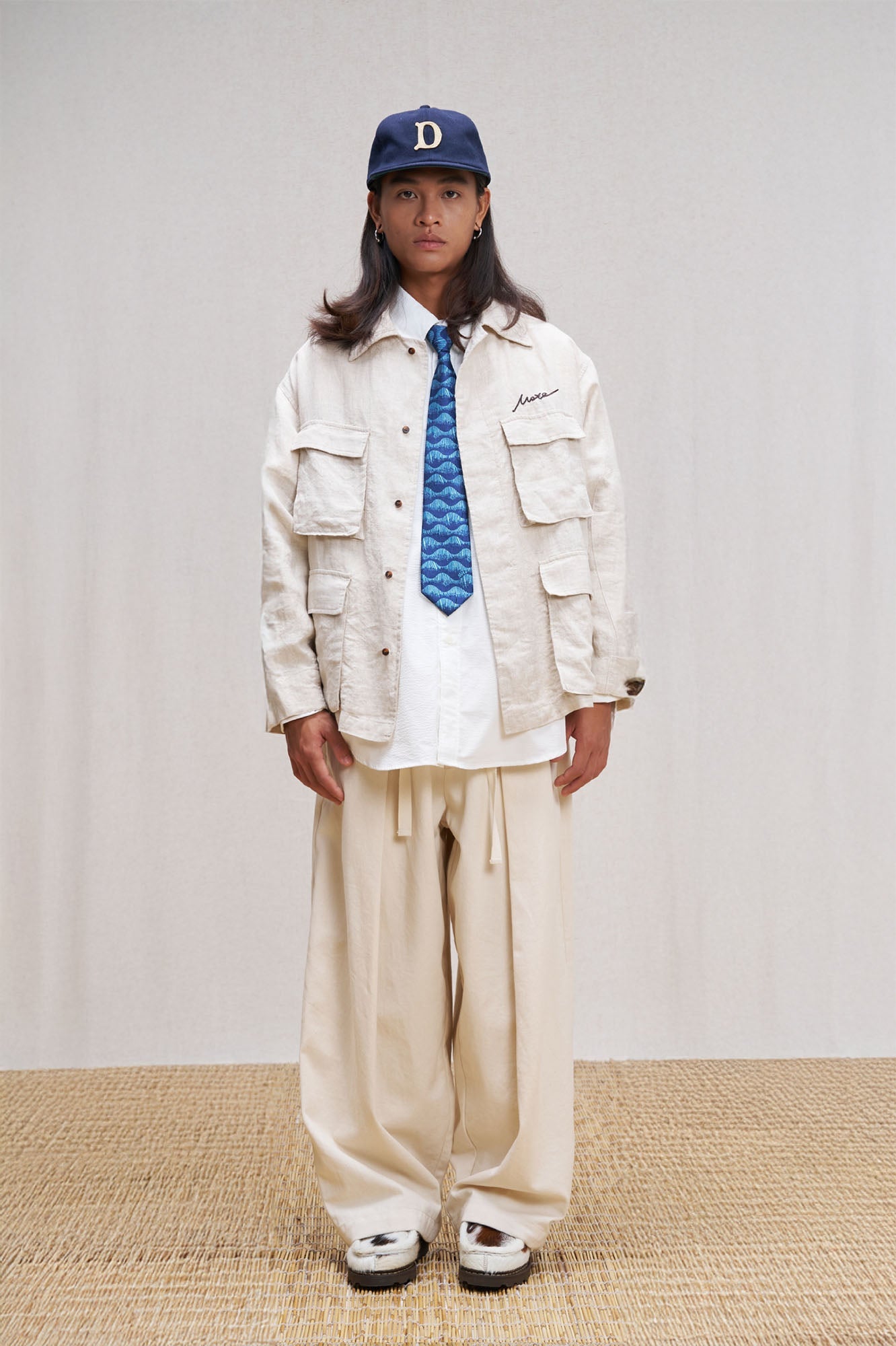 UNLIMITED MOTE Multi-Pocket Linen Shirt-Shirt-S-Purple-Free Shipping Leatheretro