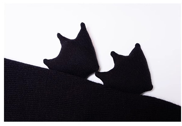 CLP Butterfly Love Beaded Cardigan - Oversized Knit Sweater-Black-Short- Three Buttons-Free Shipping Leatheretro