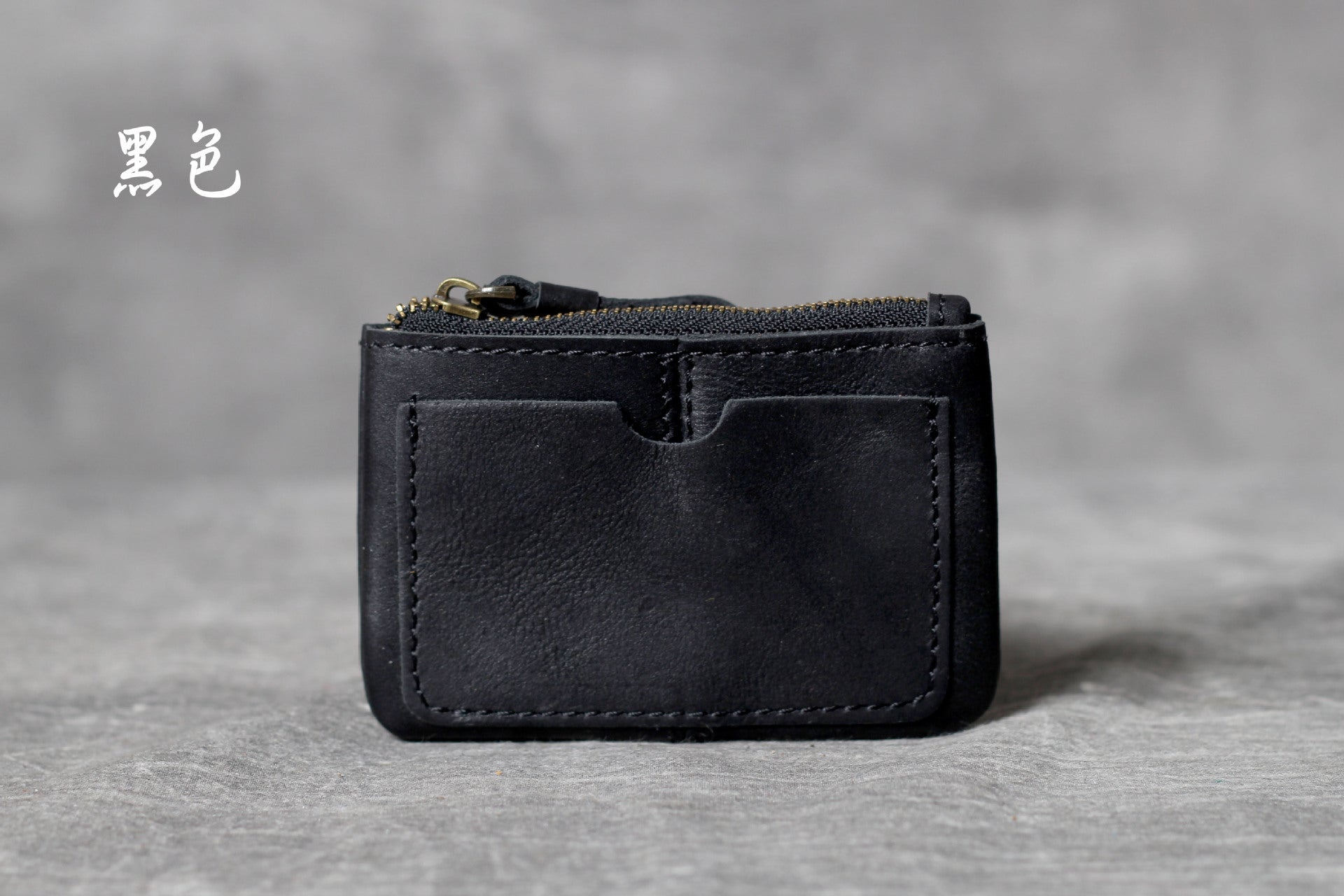 Vintage Leather Card Wallet for Men & Women-Handbags, Wallets & Cases-Black-Free Shipping Leatheretro