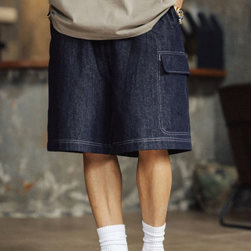 BANANA CLUB Essential Multi-Pocket Raw Shorts-Shorts-S-Free Shipping Leatheretro