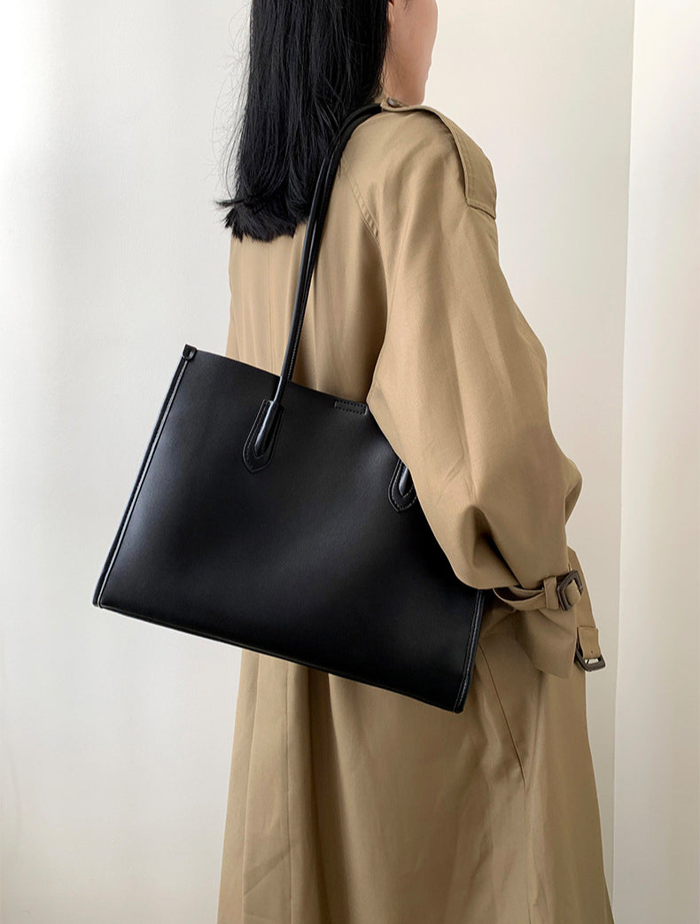 Design Genuine Leather Tote Bag-Handbags, Wallets & Cases-A-Free Shipping Leatheretro