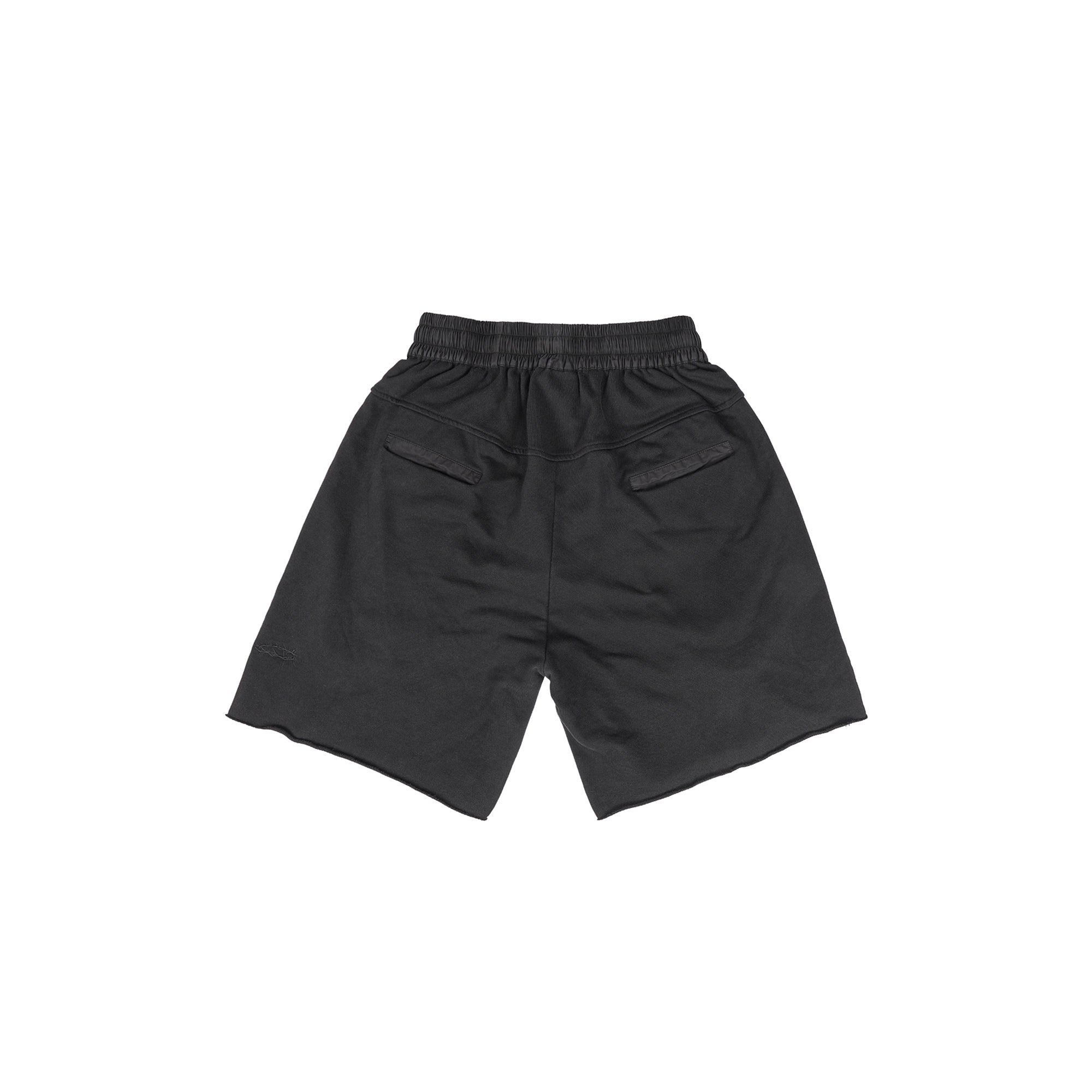 UNDERWATER Raw Edge Hem Sweat Shorts-Shorts-S-Free Shipping Leatheretro