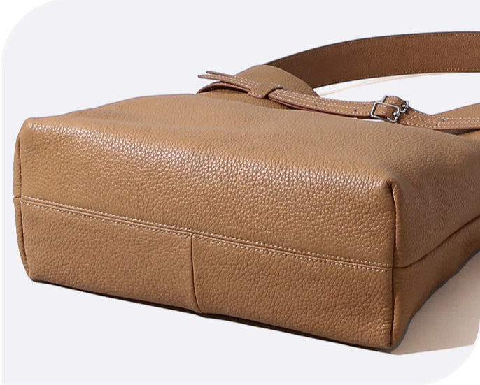 Premium Genuine Top-Grain Leather Handbag-Handbags-White-Free Shipping Leatheretro