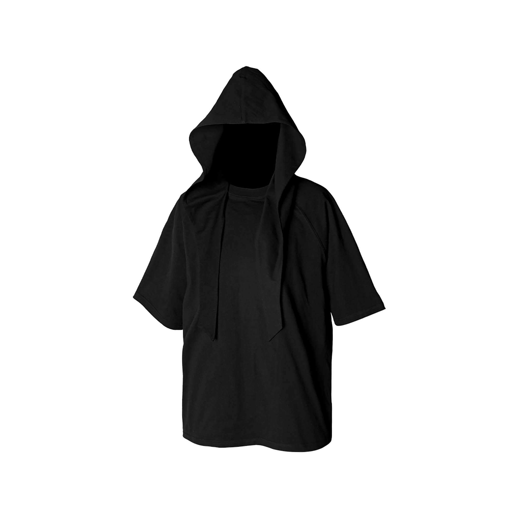 RELABEL Detachable Hood Raglan T-Shirt-T Shirt-XS-With Graphics-Free Shipping Leatheretro