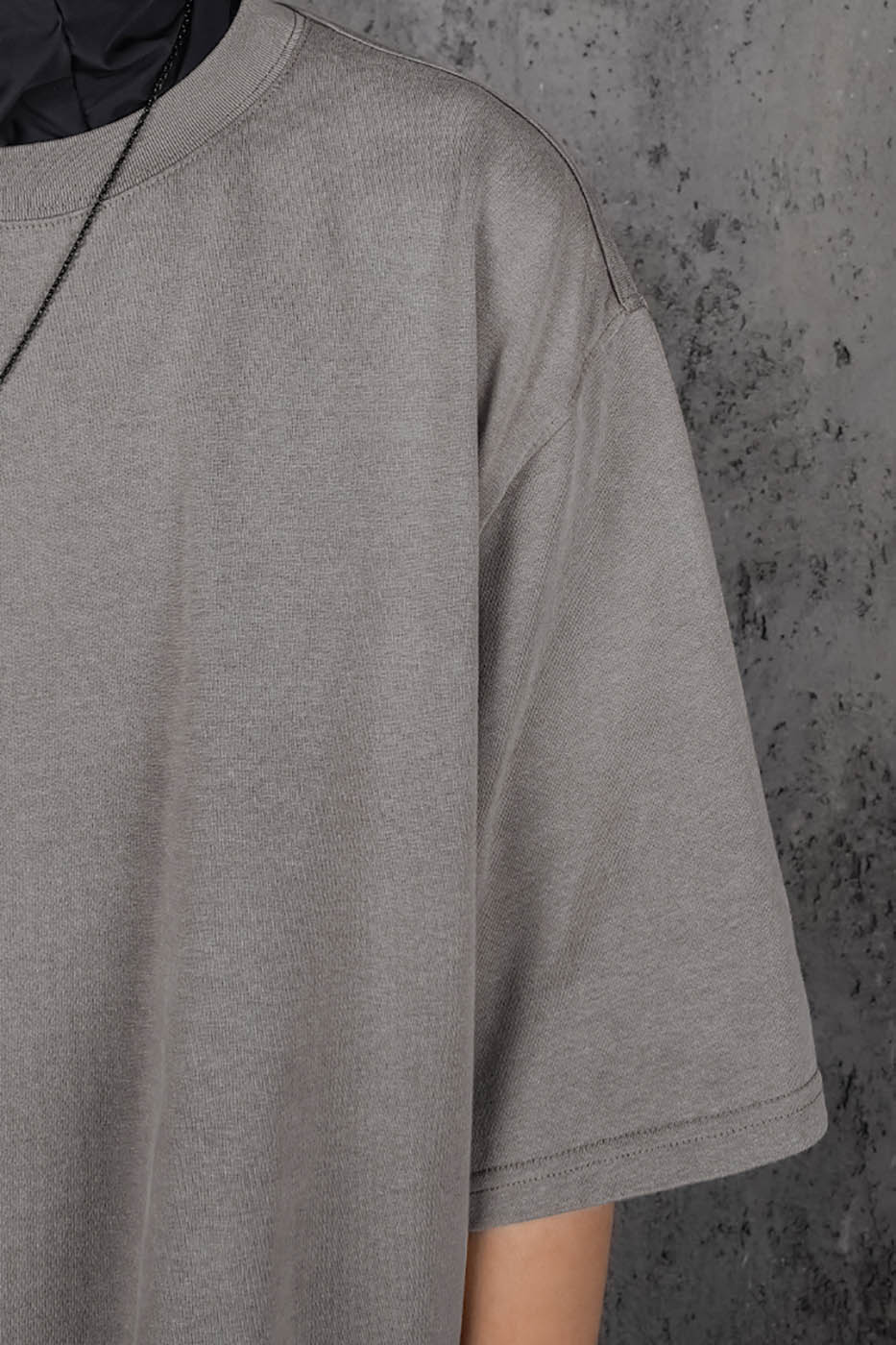 UNDERWATER Distressed Embroidery T-Shirt Light Sand-T Shirt-S-Free Shipping Leatheretro