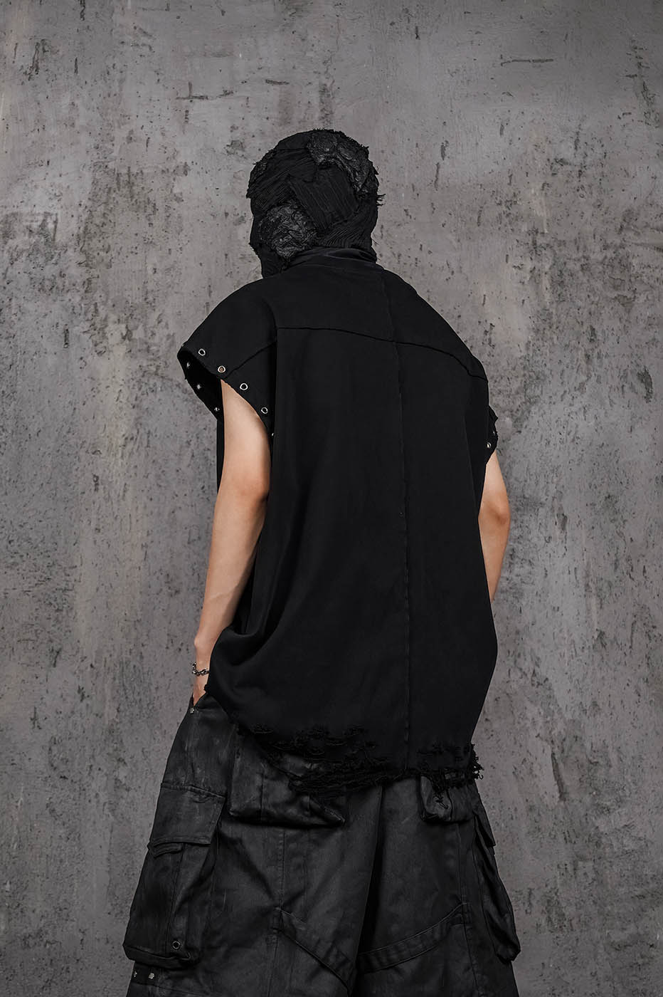 UNDERWATER Distressed Punk LOGO Tank Top-Tank Top-S-Free Shipping Leatheretro