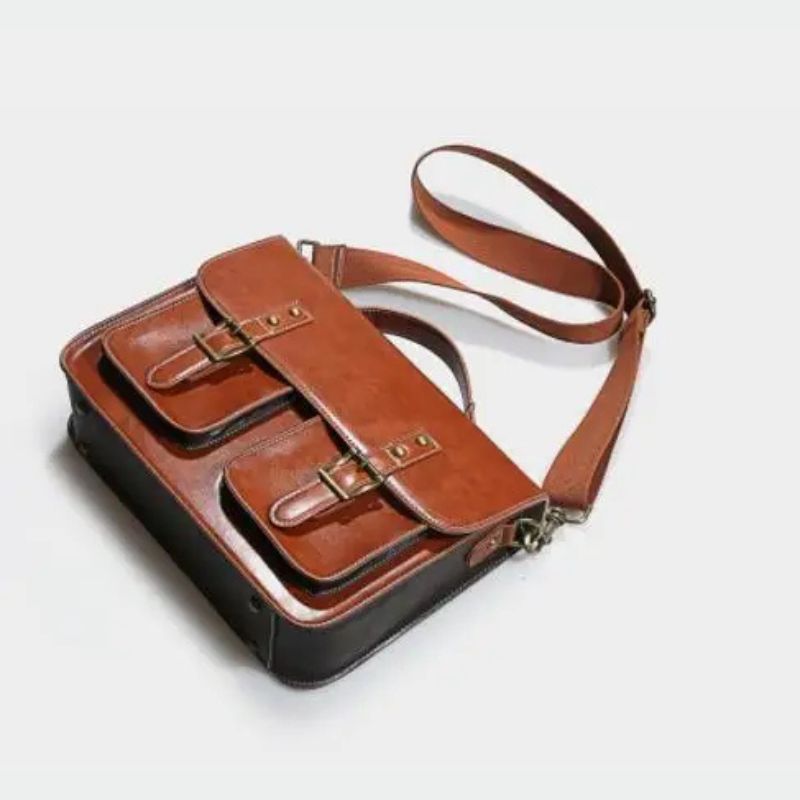 Retro Leather Women backpacks Shoulder Bag - Laptop Business Handbags-Backpacks-Black-Small-Free Shipping Leatheretro
