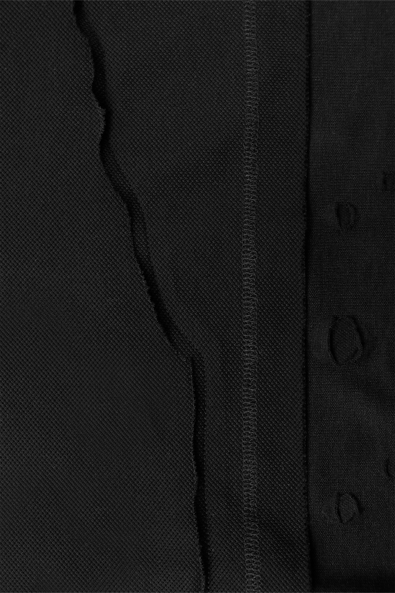 RELABEL Spliced Embroidered Polo Shirt-T Shirt-XS-Free Shipping Leatheretro