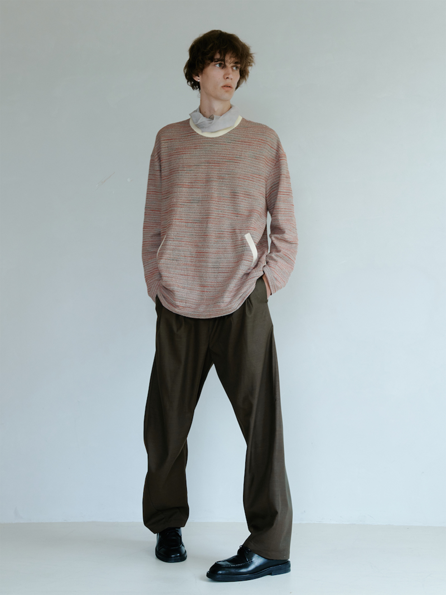 GRAINMUSTARD Retro Pleated High-Waist Wide-Leg Trousers-Pants-XS (Preorder)-Green-Free Shipping Leatheretro