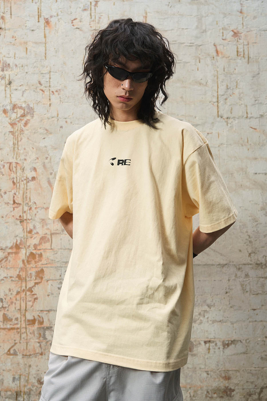 RELABEL Auxiliary Graphics T-Shirt-T Shirt-S-Free Shipping Leatheretro