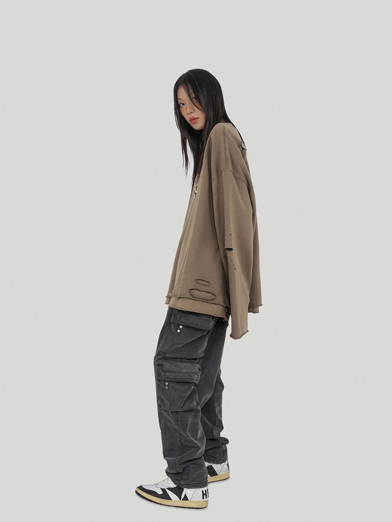 UNDERWATER Multi-pockets Utility Pants-Pants-S-Free Shipping Leatheretro