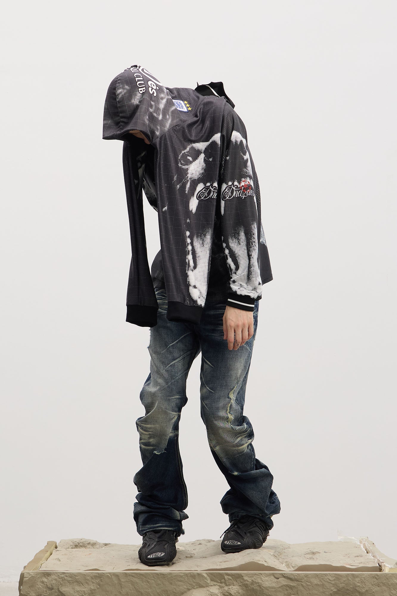 DND4DES Dirty Fit Whiskered Stack Jeans-Jeans-S-Blue-Free Shipping Leatheretro