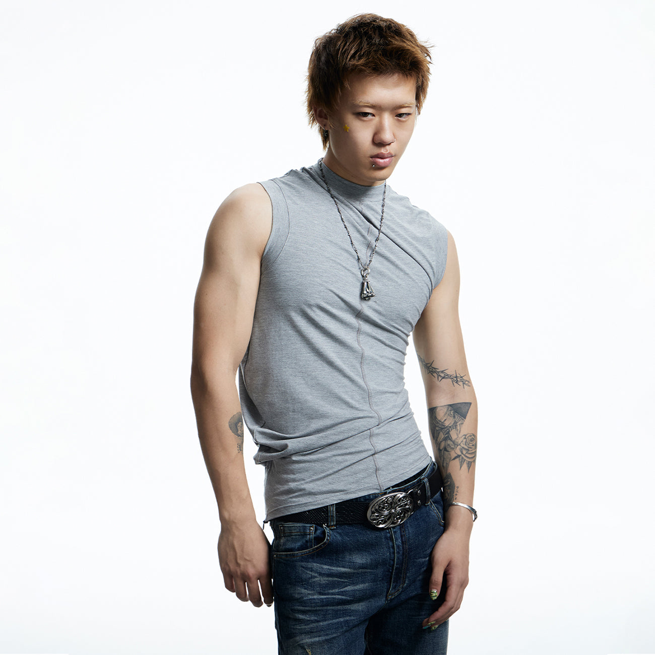 DND4DES Gothic Script Tank Top-Tank Top-S (Preorder)-Black-Free Shipping Leatheretro