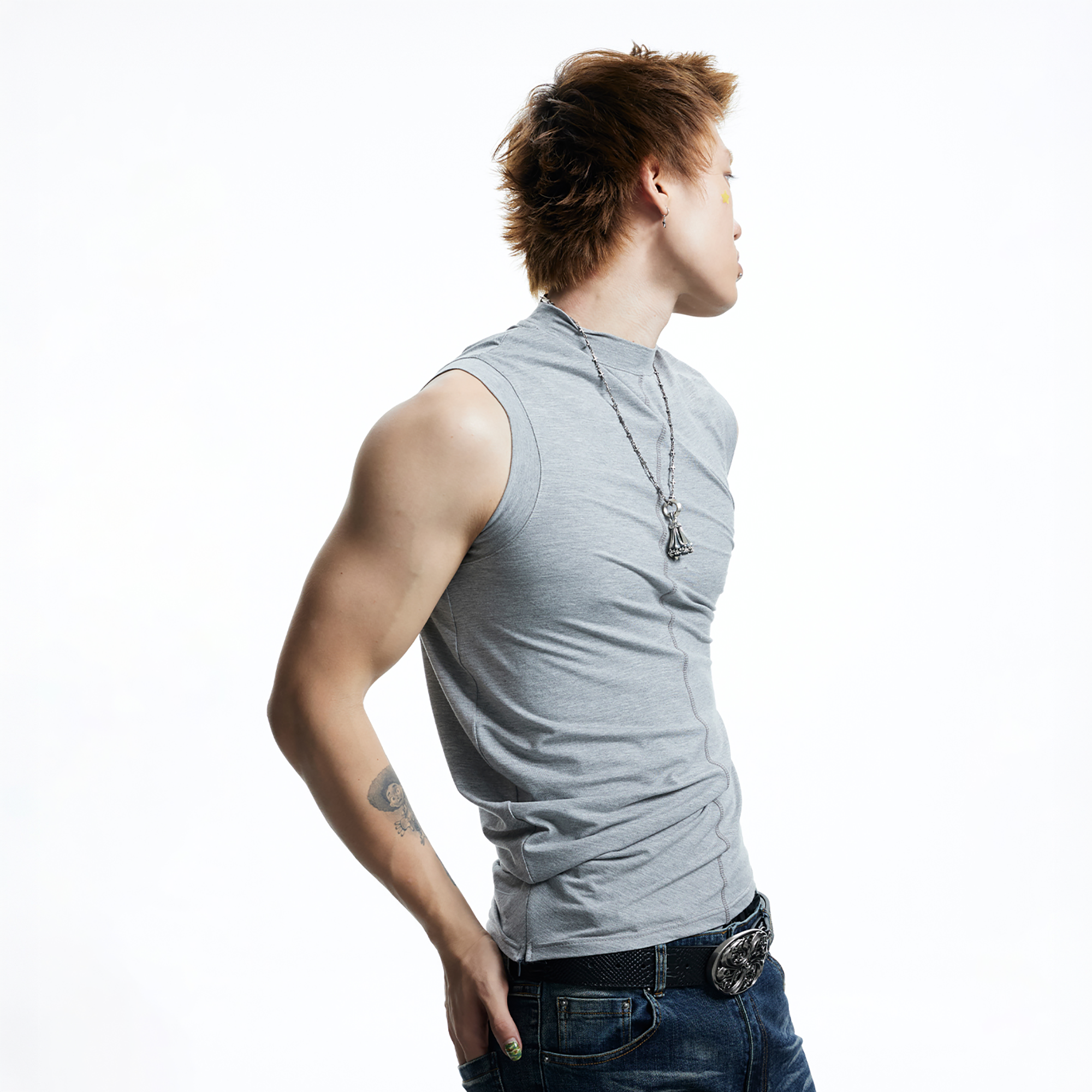 DND4DES Gothic Script Tank Top-Tank Top-S (Preorder)-Black-Free Shipping Leatheretro