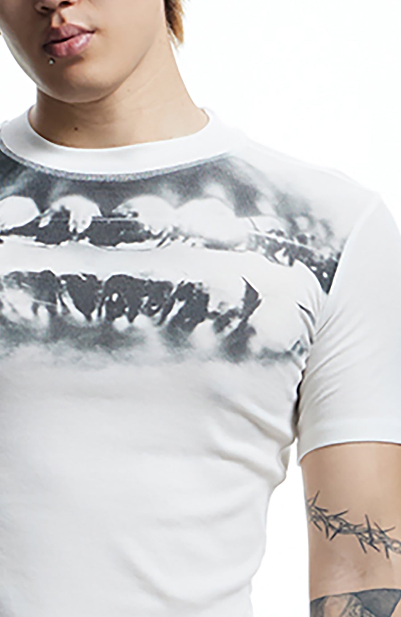 DND4DES Slim Opiate Teeth Graphic Tee-T Shirt-S-Free Shipping Leatheretro