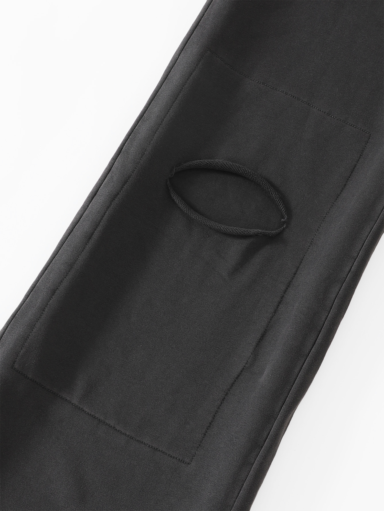 RICHILL Ring Detail Coin Button Distressed Pants-Pants-S / 31"-Free Shipping Leatheretro