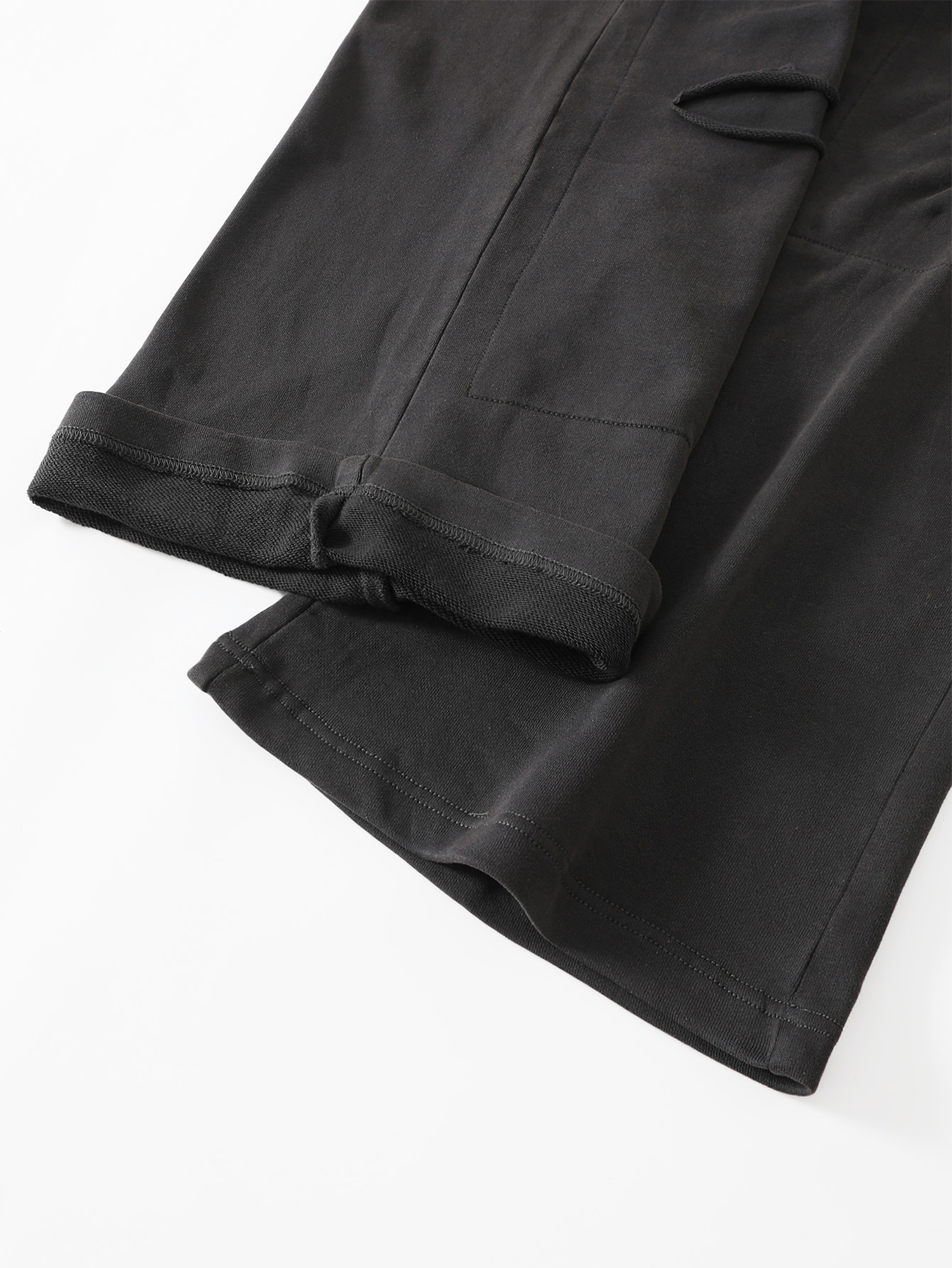 RICHILL Ring Detail Coin Button Distressed Pants-Pants-S / 31"-Free Shipping Leatheretro