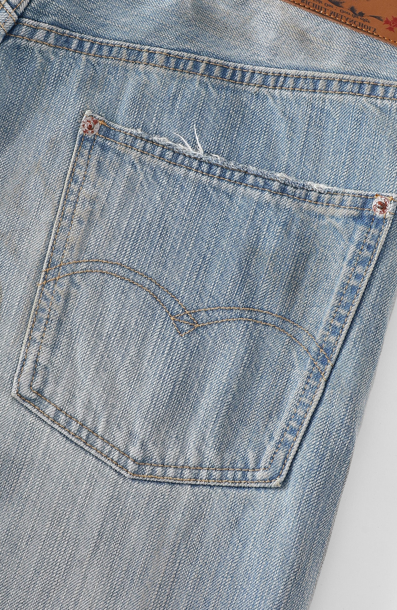 RICHILL Distressed Paneled Washed Straight-Leg Jeans-Jeans-S-Free Shipping Leatheretro