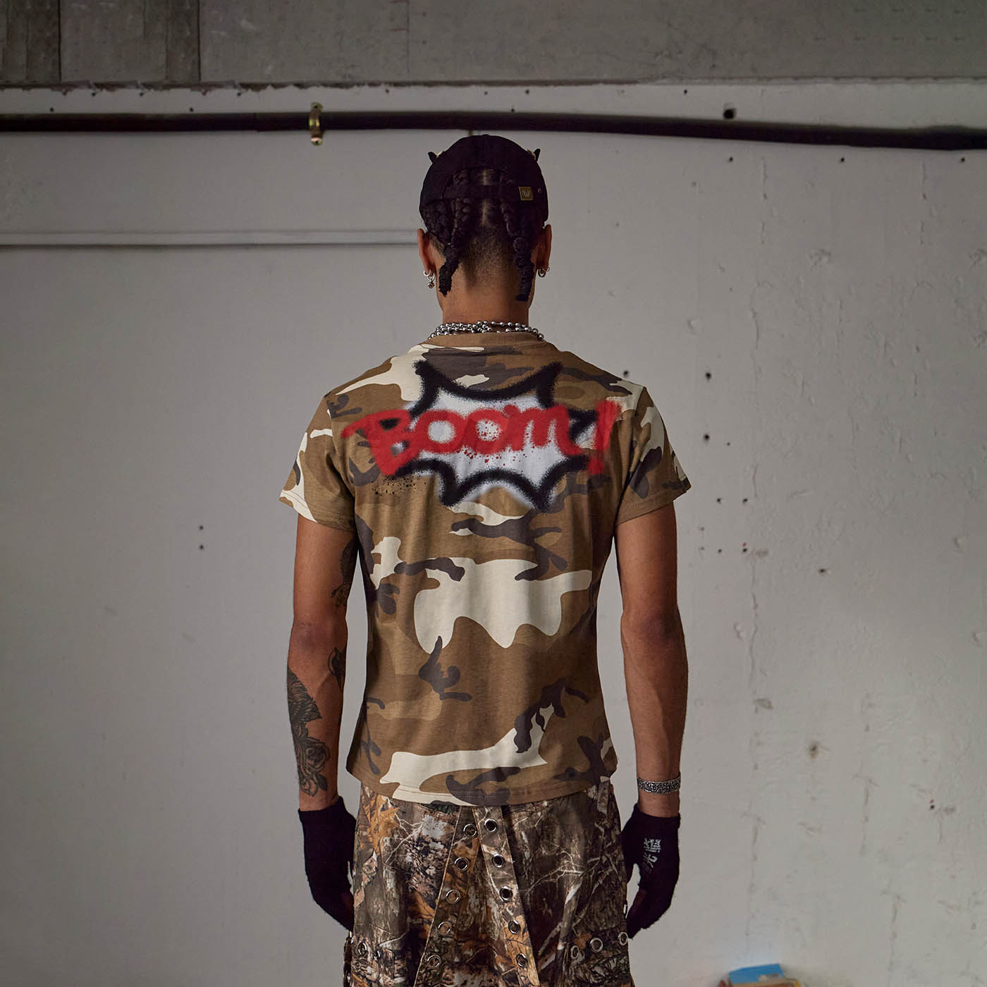 DND4DES Felix Camo Graffiti T-Shirt-T Shirt-S-Free Shipping Leatheretro