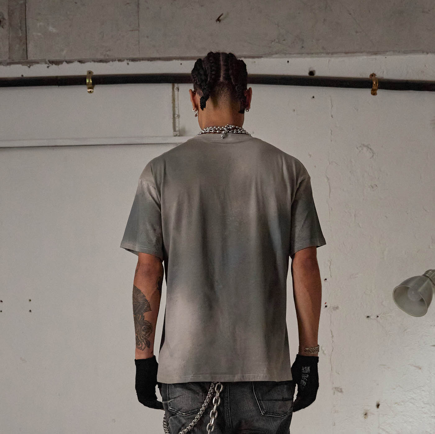 DND4DES Meteor Hammer Abstract Graphics T-Shirt-T Shirt-S-Free Shipping Leatheretro