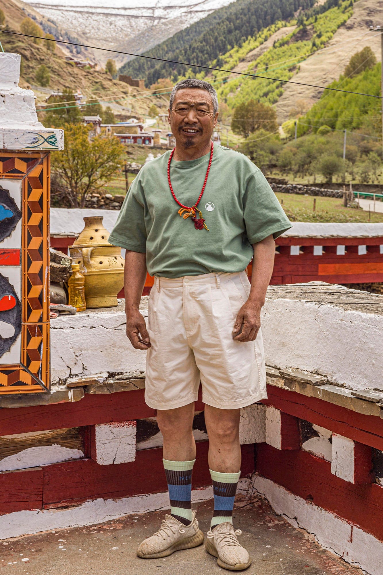 NERHI Essential LOGO Pleated Shorts-Shorts-S-White-Free Shipping Leatheretro