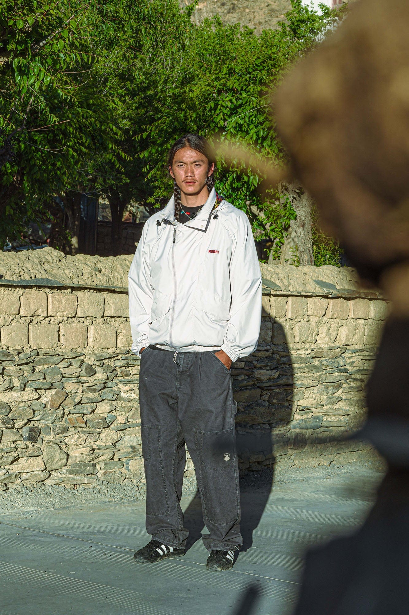 NERHI Graphic-Lined Hood Jacket-Jacket-S-Free Shipping Leatheretro