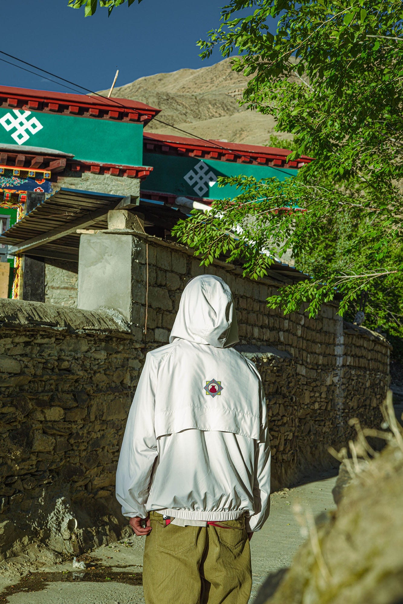 NERHI Graphic-Lined Hood Jacket-Jacket-S-Free Shipping Leatheretro