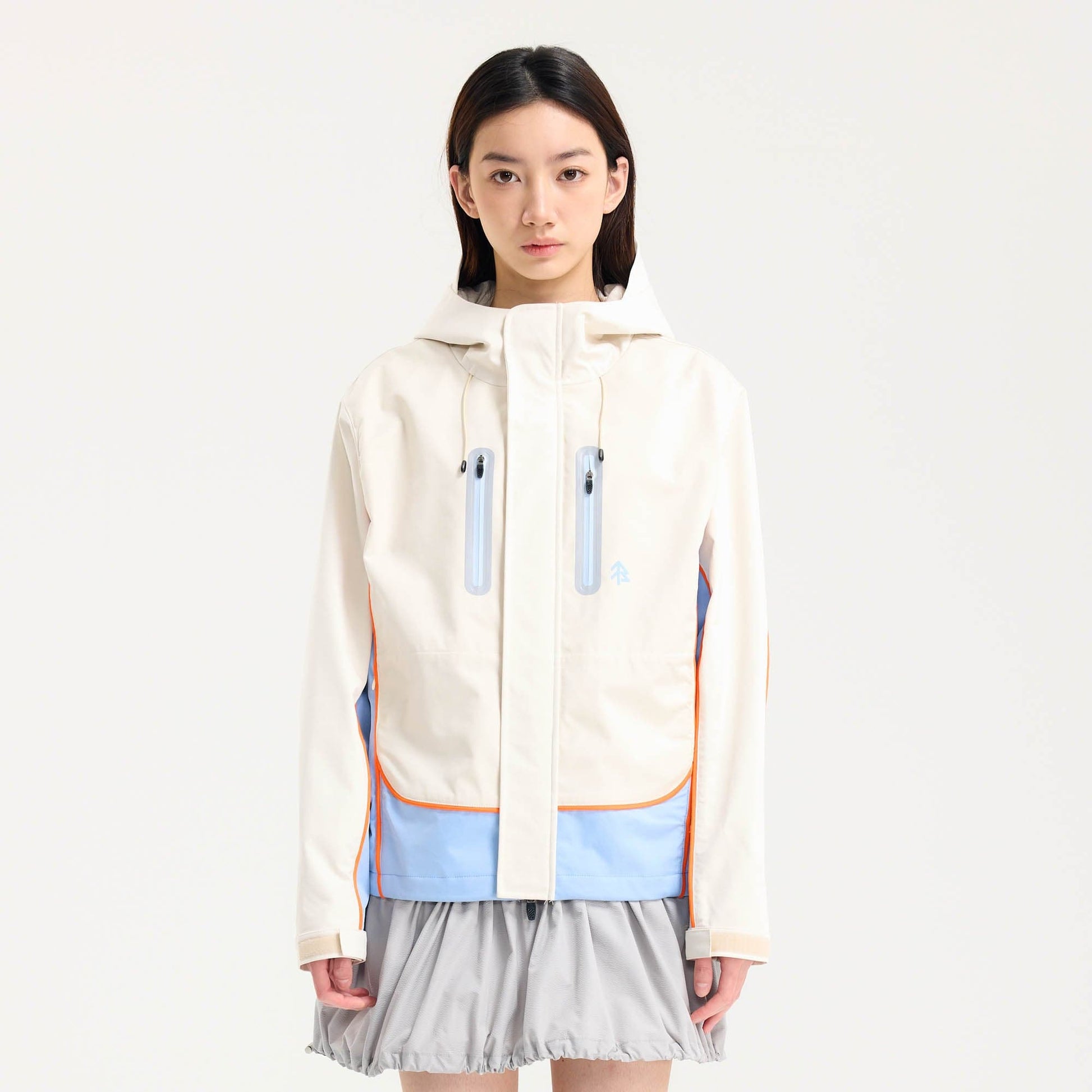 BONELESS Contrast Waterproof Utility Hooded Jacket-Jacket-S-Beige-Free Shipping Leatheretro