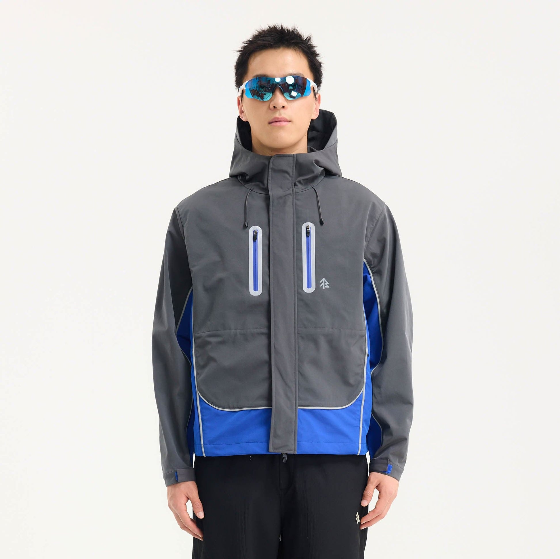 BONELESS Contrast Waterproof Utility Hooded Jacket-Jacket-S-Gray-Free Shipping Leatheretro