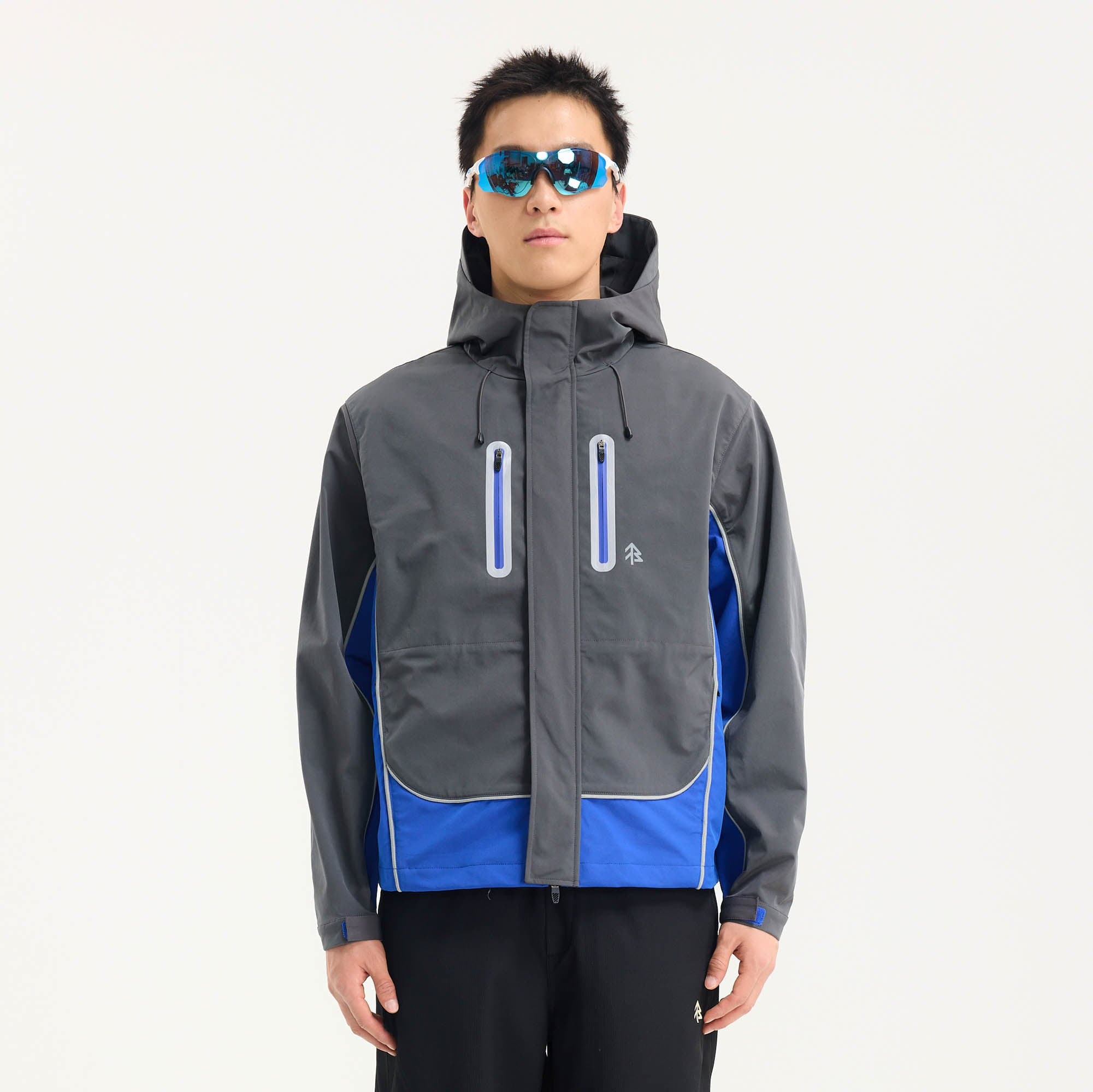 BONELESS Contrast Waterproof Utility Hooded Jacket-Jacket-S-Gray-Free Shipping Leatheretro