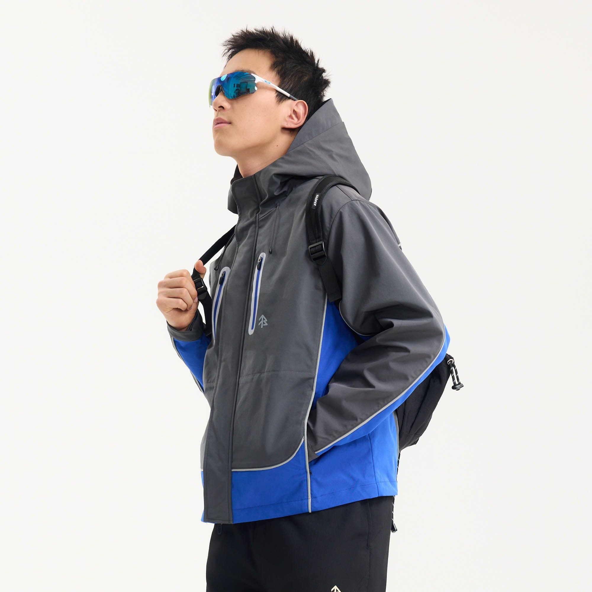 BONELESS Contrast Waterproof Utility Hooded Jacket-Jacket-S-Orange-Free Shipping Leatheretro