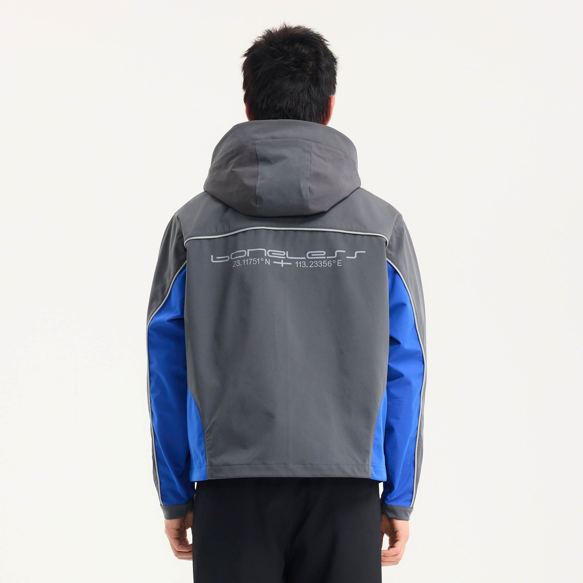 BONELESS Contrast Waterproof Utility Hooded Jacket-Jacket-S-Orange-Free Shipping Leatheretro