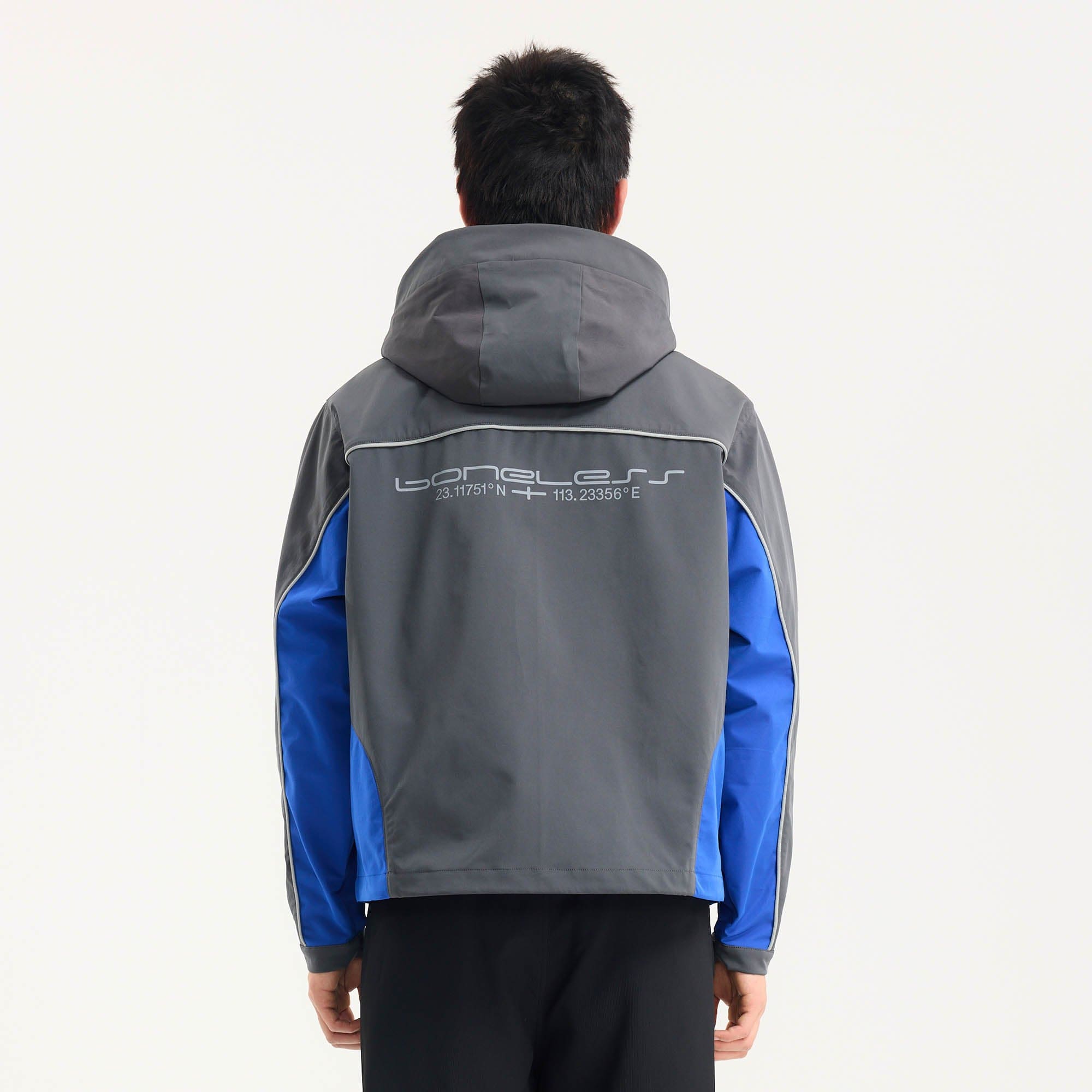 BONELESS Contrast Waterproof Utility Hooded Jacket-Jacket-S-Orange-Free Shipping Leatheretro