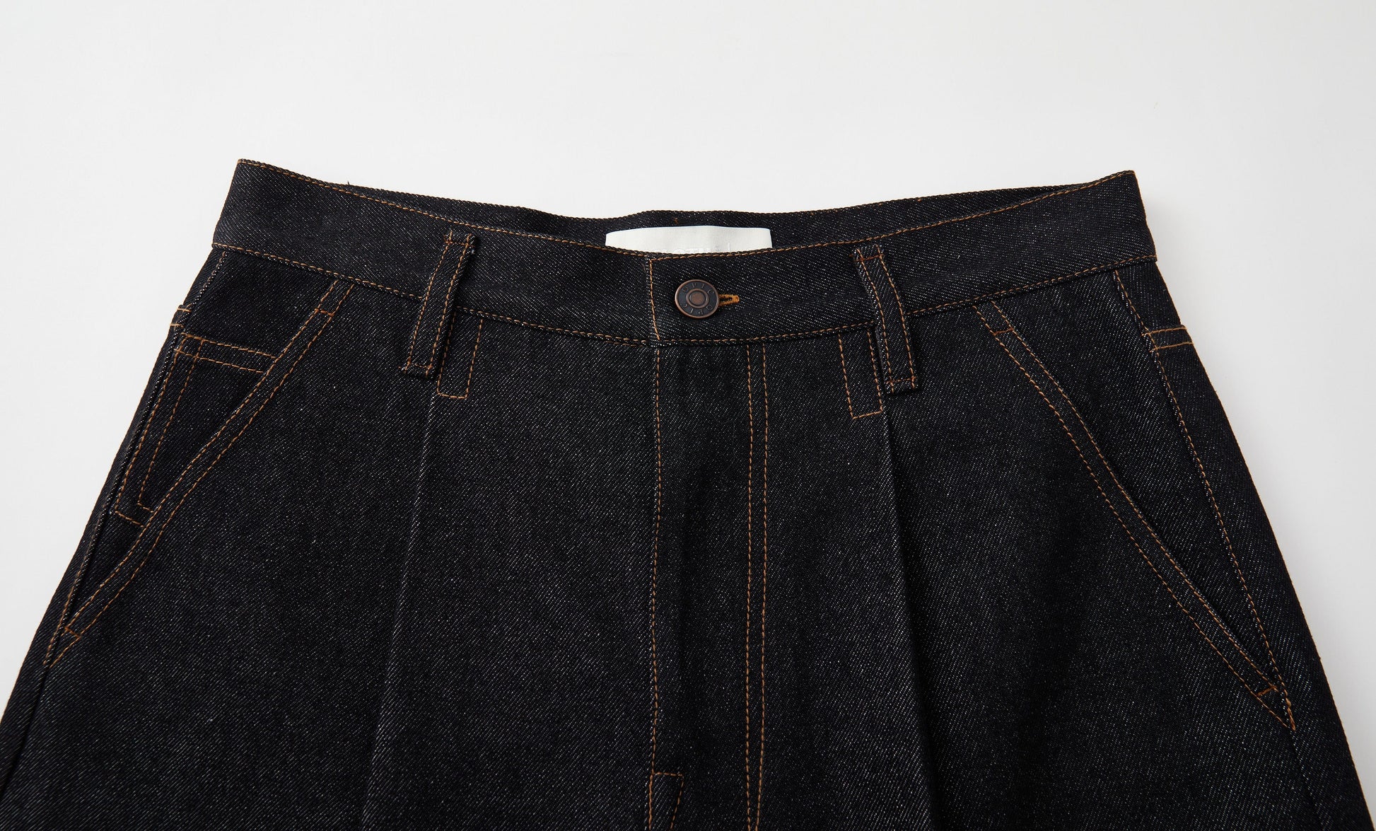 OPICLOTH Retro Washed Pleated Wide-Leg Jeans-Jeans-XS-Free Shipping Leatheretro