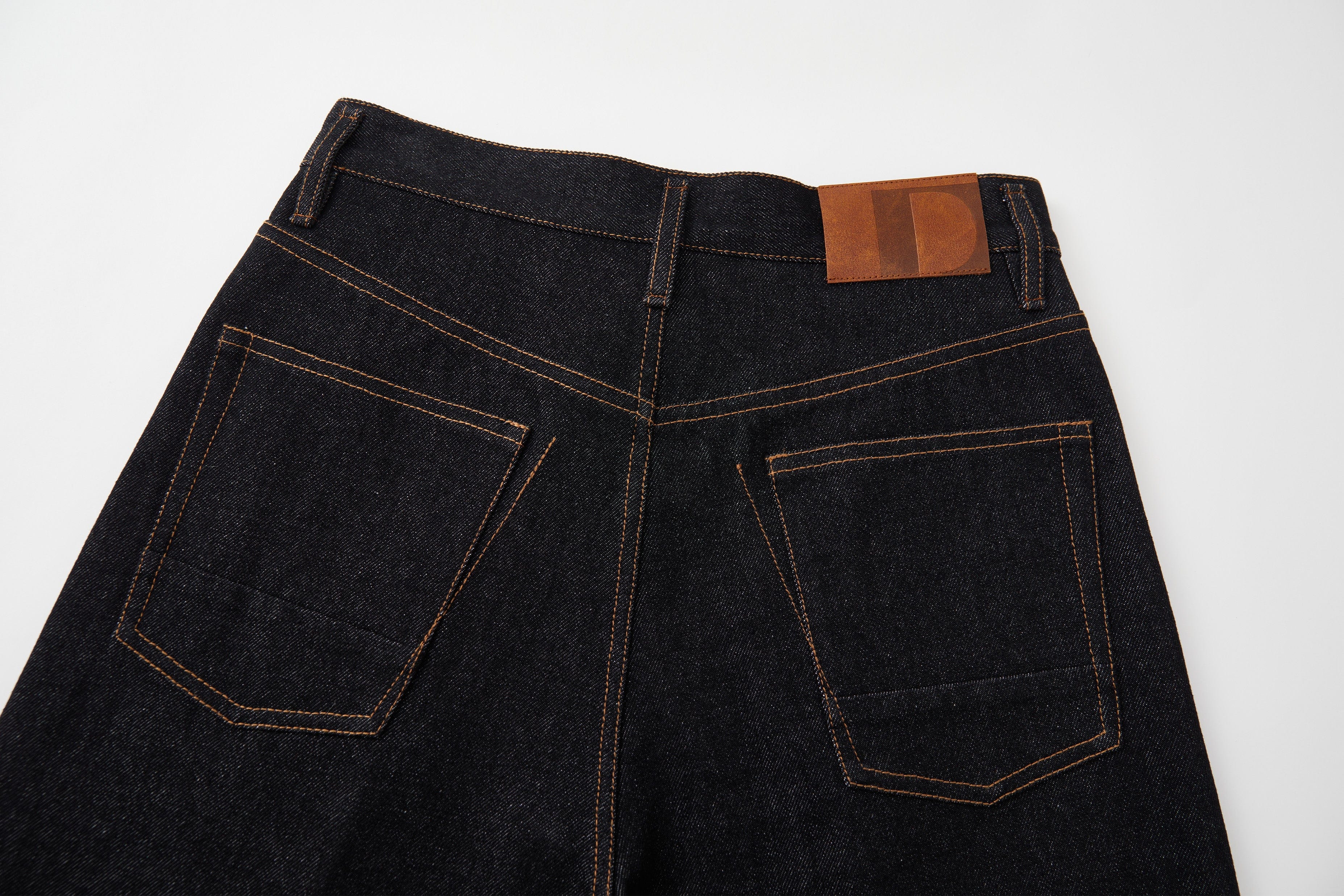 OPICLOTH Retro Washed Pleated Wide-Leg Jeans-Jeans-XS-Free Shipping Leatheretro