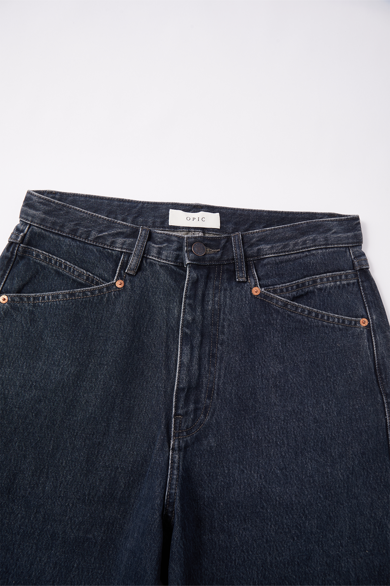 OPICLOTH Retro Washed Straight-Leg Jeans-Jeans-XS-Free Shipping Leatheretro