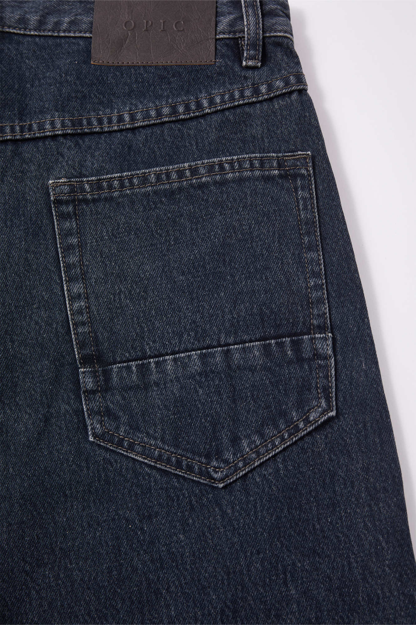 OPICLOTH Retro Washed Straight-Leg Jeans-Jeans-XS-Free Shipping Leatheretro