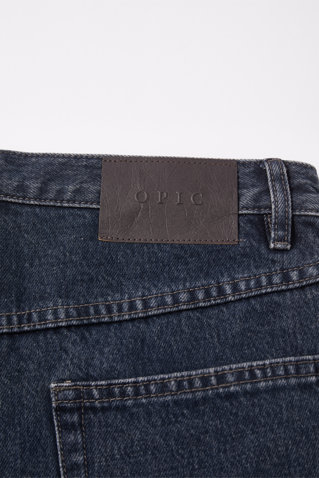 OPICLOTH Retro Washed Straight-Leg Jeans-Jeans-XS-Free Shipping Leatheretro