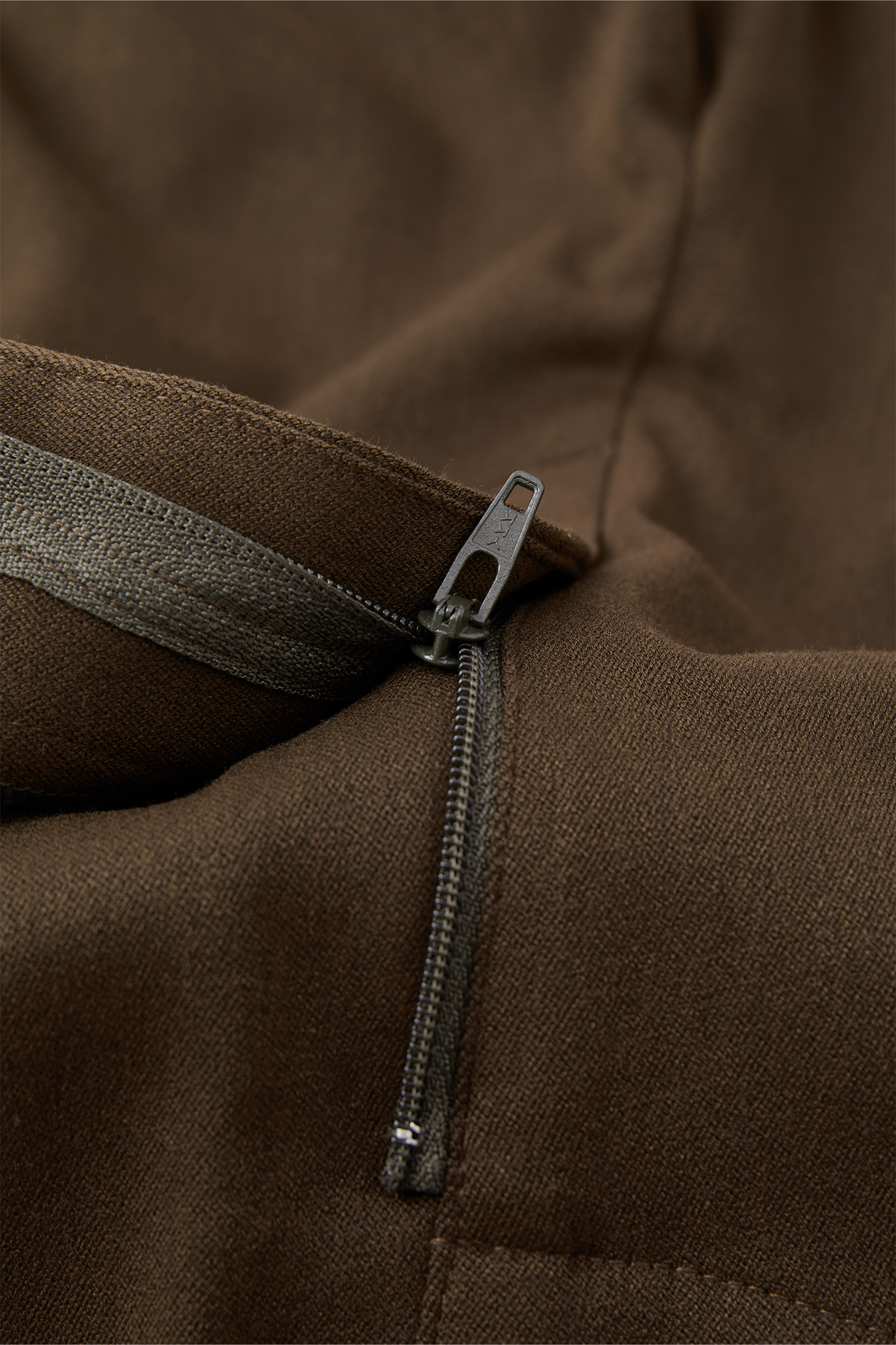 OPICLOTH Wool-Blend Double-Pleated Curved Trousers-Pants-XS-Free Shipping Leatheretro