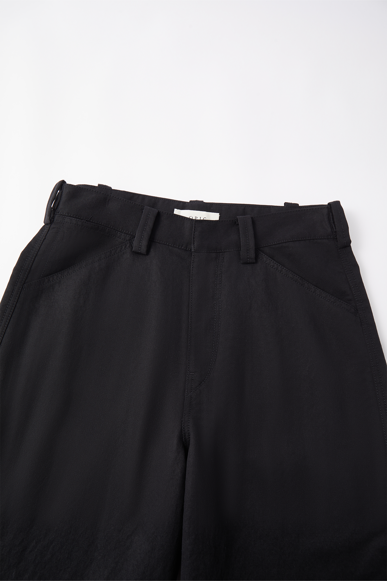 OPICLOTH Adjustable Buckle Straight-Leg Trousers-Pants-XS-Free Shipping Leatheretro