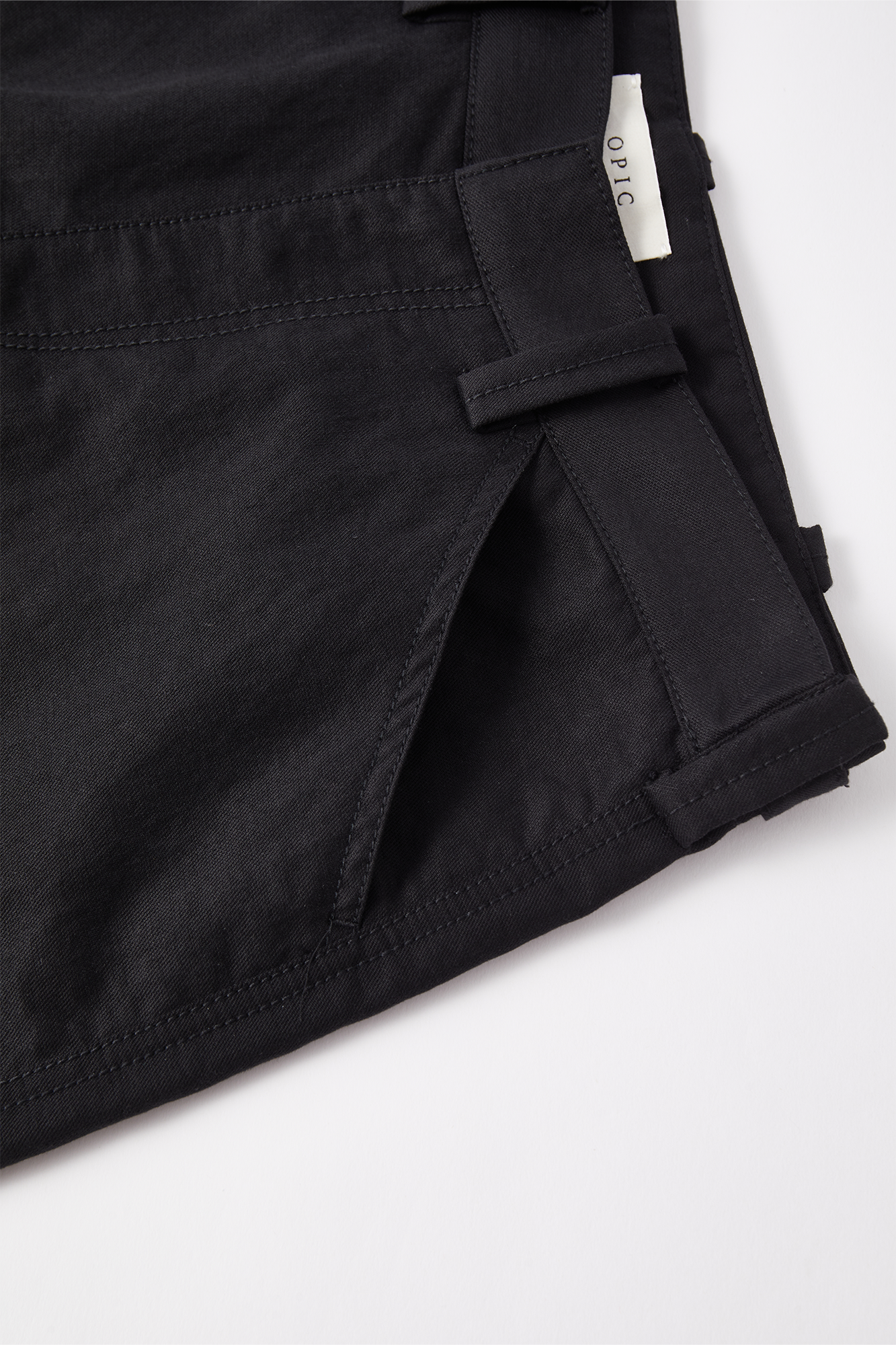 OPICLOTH Adjustable Buckle Straight-Leg Trousers-Pants-XS-Free Shipping Leatheretro
