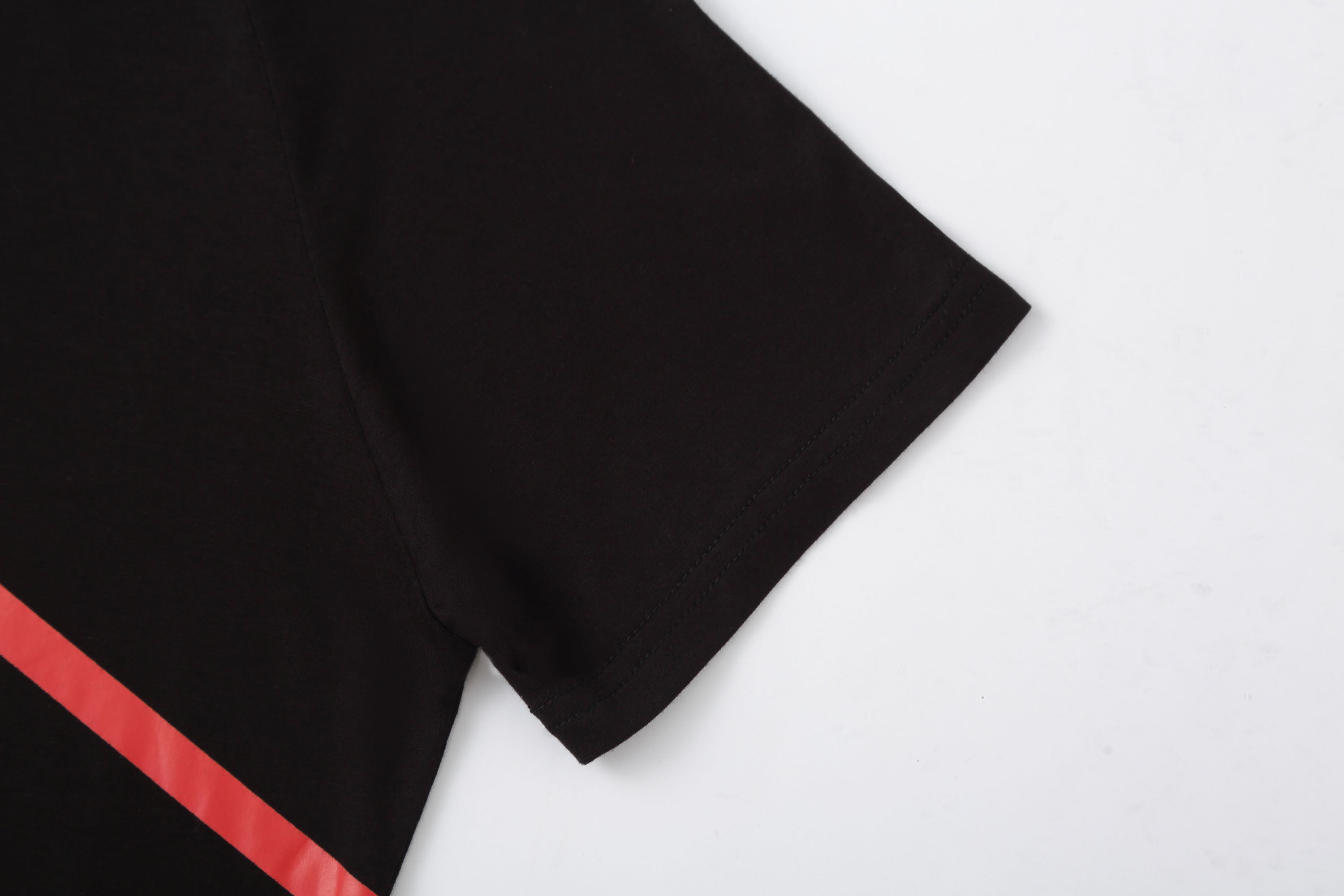 CLP Slim Contrast Cross T-Shirt-T Shirt-S-Free Shipping Leatheretro